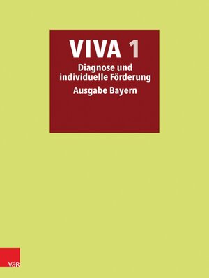cover image of VIVA 1 Diagnose und individuelle Förderung--Ausgabe Bayern